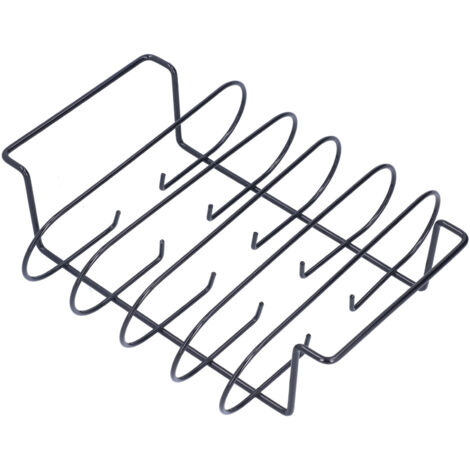 Grille à côtes portable antiadhésive pour barbecue extérieur et jardin
