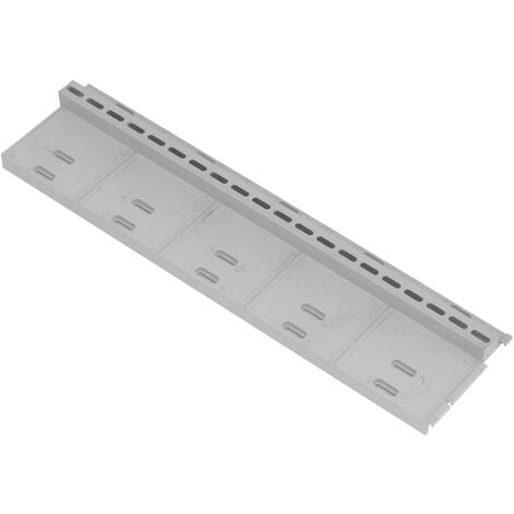 Grille à fente PVC gris série 130 hauteur 90mm - 130x500mm