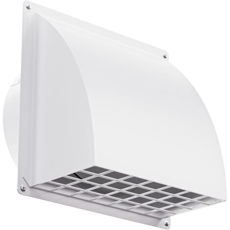 Grille Aération 150mm - 1 Pièce - Fer Blanc - Réglable Silencieuse - Climatisation Hotte Sèche-linge - Diamètre 144mm
