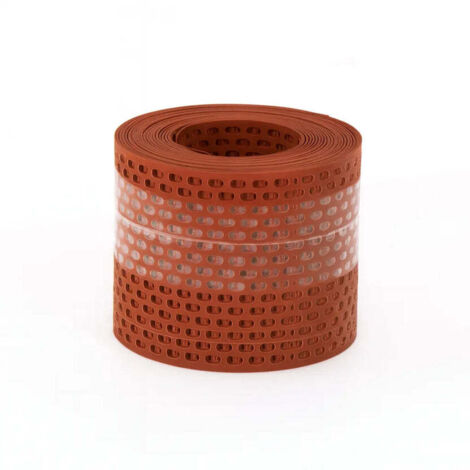 Grille aération avant-toit, rouge brique Mat RAL 8004