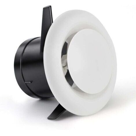 Grille Aeration Reglable,Grille d'Aération Ventilation Ronde de Plafond 75mm / 2.95" Grille Ventilation pour Ventilateur D'extraction, Ventilateur de Tuyau