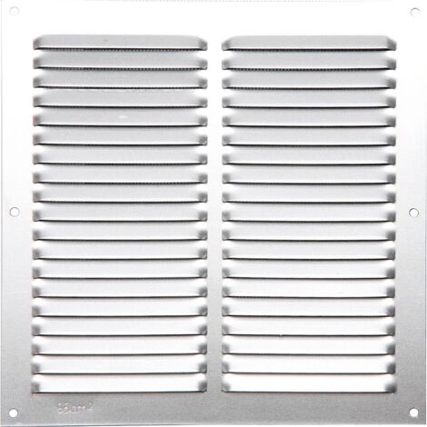 Grille aération VMC aluminium 150x150 – Brochable pour ventilation naturelle – Débit optimisé – Installation facile en milieu humide