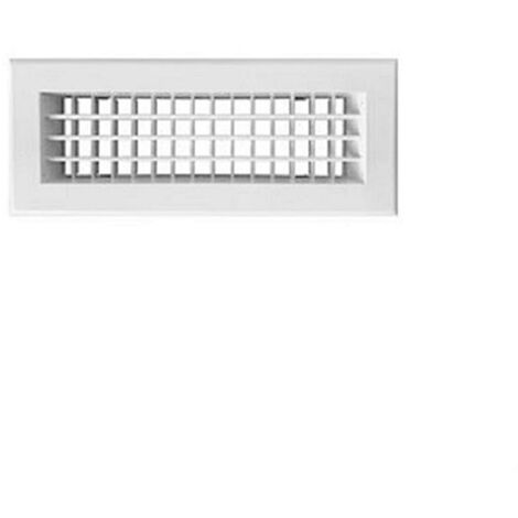 BAILLINDUSTRIE - Grille De Soufflage Double Deflection Aluminium Blanc Mate 500 X 150 Mm Ref Dd500x150 A7937700