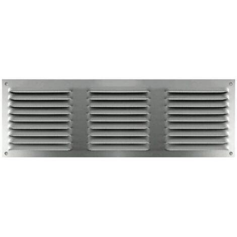Grille Alu Anodisé à Persienne En Applique 150x300mm - Autogyre