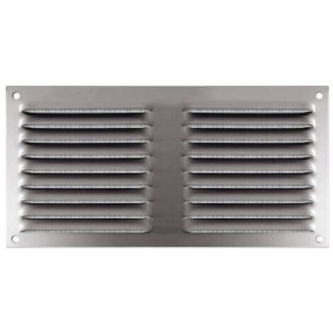 Grille alu anodisé persienne à moustiquaire 100x200 sachet - AUTOGYRE