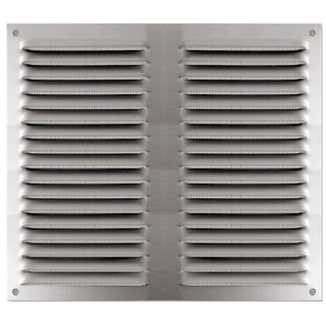 Grille alu anodisé persienne à moustiquaire 200x200 sachet - AUTOGYRE