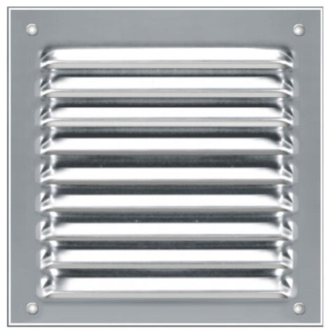 Grille alu anodisé persienne en appli.mousti.150X150 sachet - AUTOGYRE