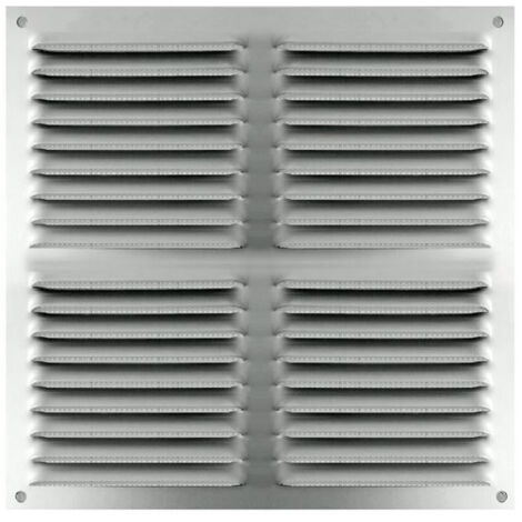Grille alu anodisé persienne en applique 300x300mm - AUTOGYRE