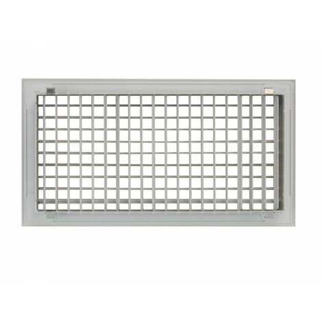 Grille Alu Gdd 400x200 Ventilation Durable Aluminium - Atlantic