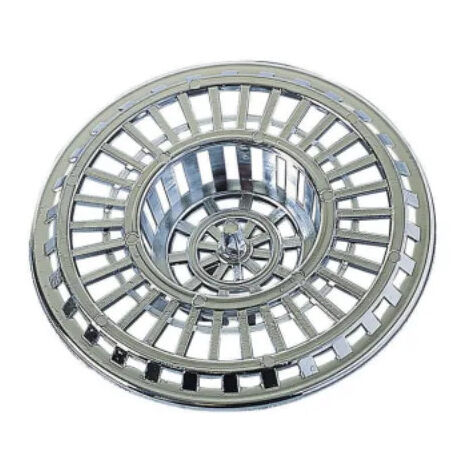 Grille anti-déchets Chromée Ø70mm pour évier - Wirquin Pro