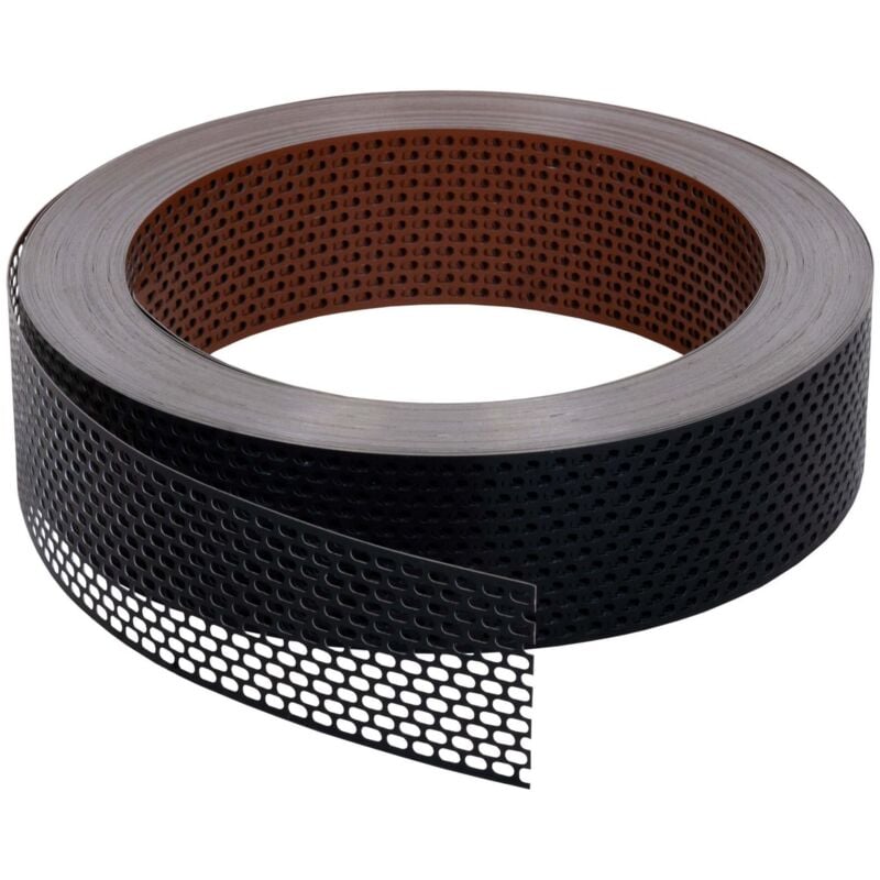 Grille anti-oiseaux, bande de ventilation en aluminium, ventilation optimale de la façade et du toit, pour éloigner les oiseaux, grille de gouttière