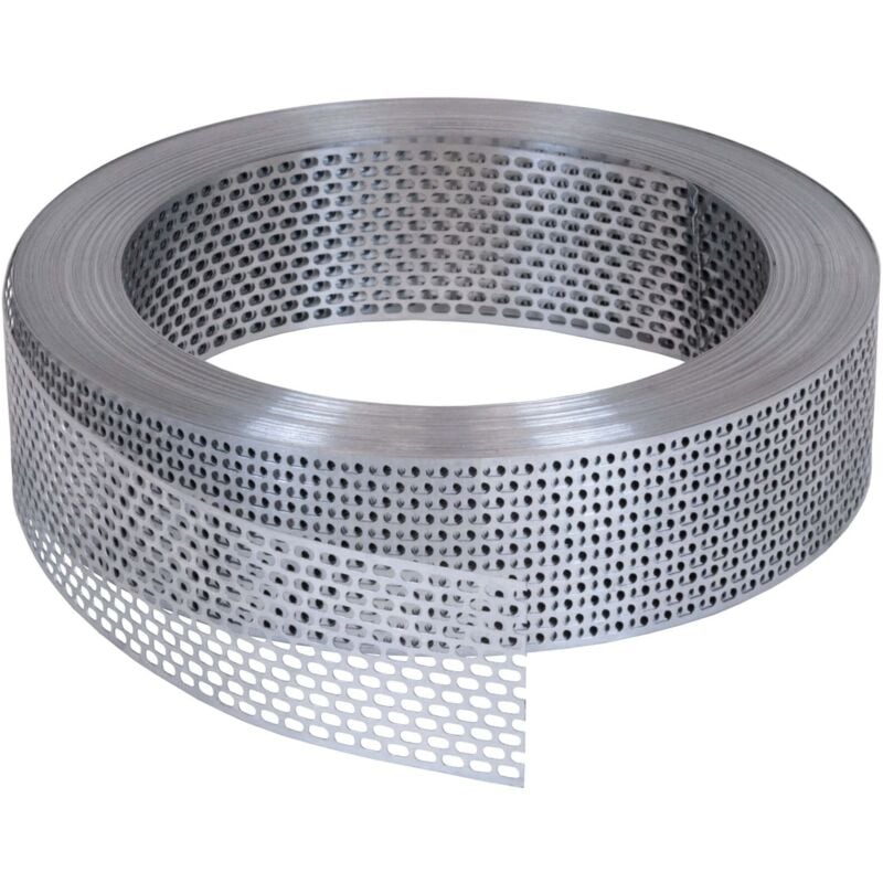 Grille anti-oiseaux, bande de ventilation en aluminium, ventilation optimale de la façade et du toit, pour éloigner les oiseaux, grille de gouttière