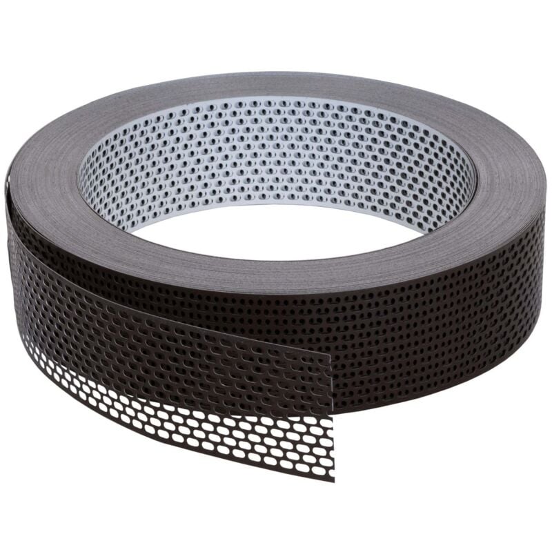 Grille anti-oiseaux, bande de ventilation en aluminium, ventilation optimale de la façade et du toit, pour éloigner les oiseaux, grille de gouttière