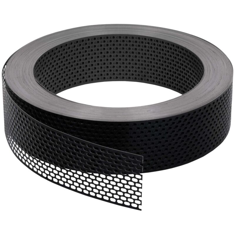 Grille anti-oiseaux, bande de ventilation en aluminium, ventilation optimale de la façade et du toit, pour éloigner les oiseaux, grille de gouttière