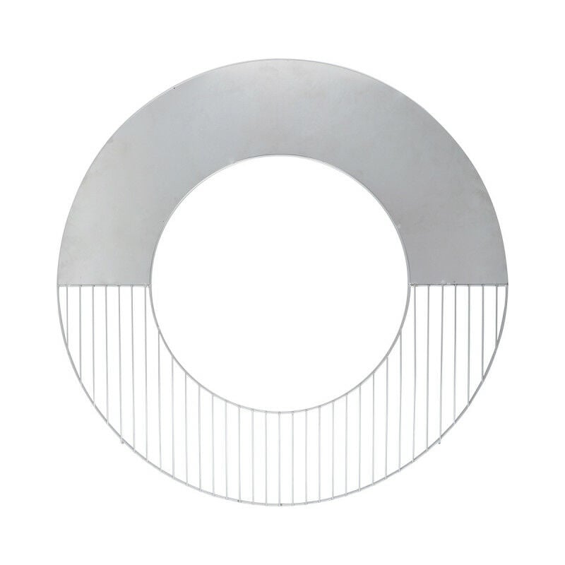 Esschert Design - Grille avec plancha pour bbq 62 x 62 cm