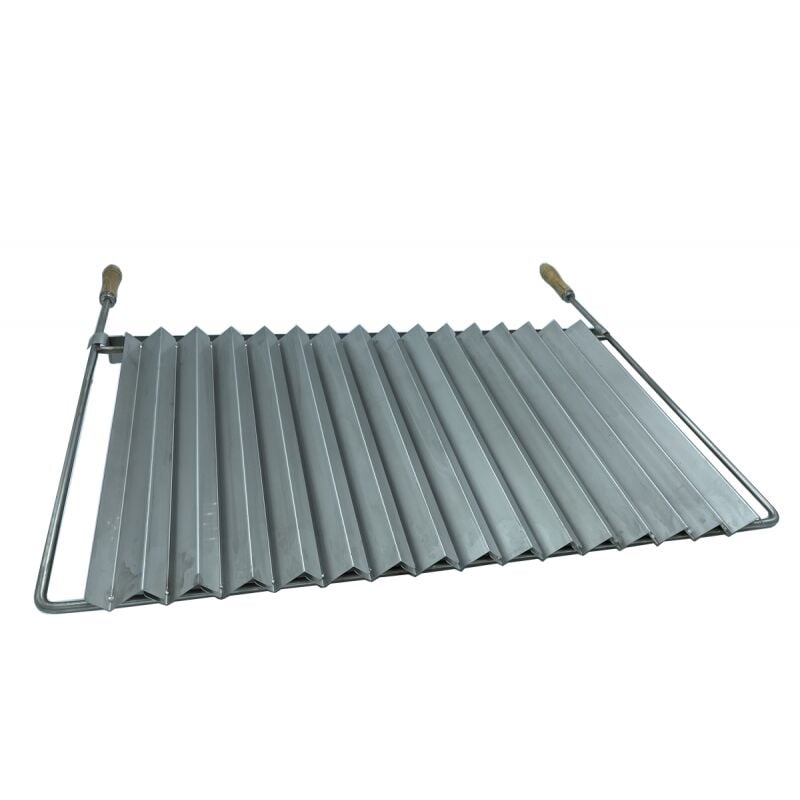 QEM - Grille barbecue avec récupérateur graisse 60x40 (grille seule)