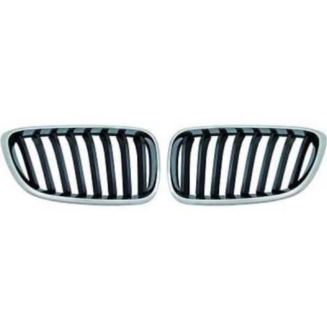 Grille Calandre Avant en ABS BMW Serie 2 2013 a 2017 Chrome/Noir Look M-38645140