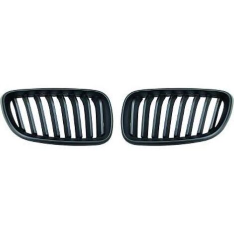 Grille Calandre Avant en ABS BMW Serie 2 2013 a 2017 Noir Mat-38644681