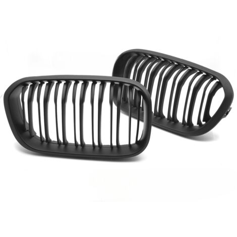 Grille calandre BMW serie 1 F20/F21 de 2015 a 2018 Noir Mat Double Barres-42561900