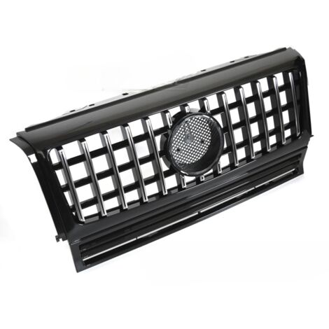 Grille calandre Mercedes Classe G W463 de 1990 a 2012 Noir Brillant-42707191
