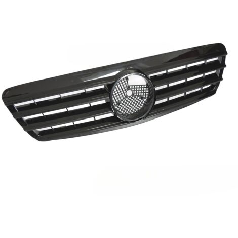 Grille calandre Mercedes Classe S W220 de 1998 a 2002 Noir Brillant-42707671