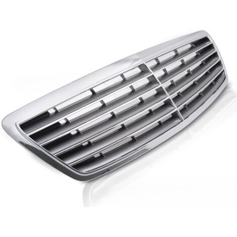 Grille calandre Mercedes classe S W220 de 2002 a 2005 chrome Carbon-41427725