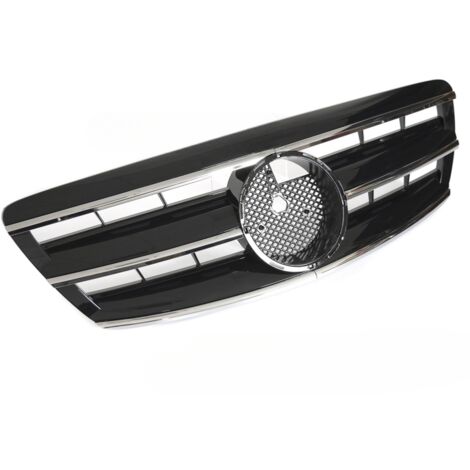 Grille calandre Mercedes Classe S W220 de 2002 a 2005 Chrome Noir-42707681