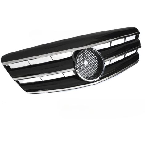 Grille calandre Mercedes classe S W221 de 2005 a 2009 Noir Chrome-42695381