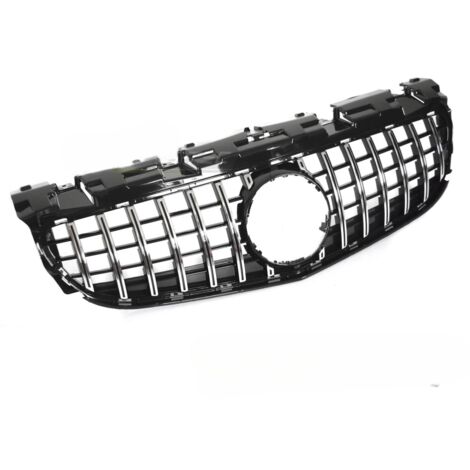 Grille calandre Mercedes SLK R172 de 2015 a 2020 Chrome Noir Brillant-42722870