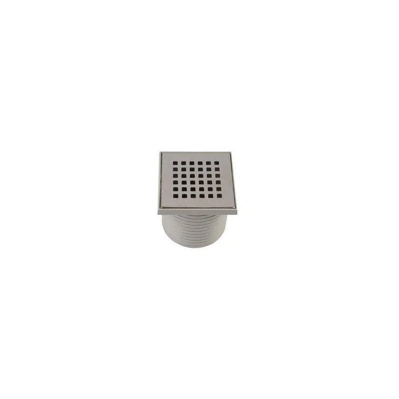 Lazer - Grille carrée 110x110 mm + support pour Isotanche Classique Ø50