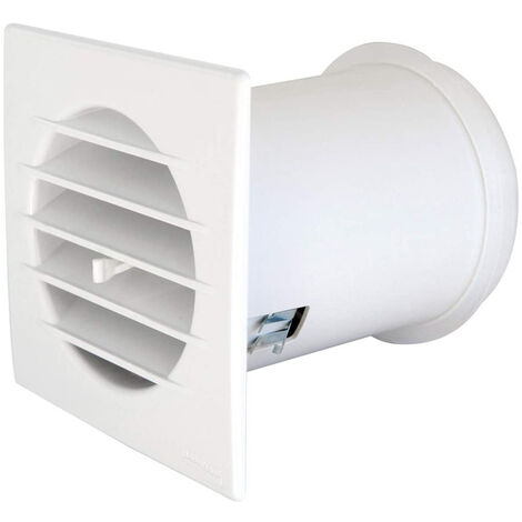Grille carrée 126 x 126 mm de ventilation Thermostatique AIRCONTROL tube Ø100 pour climats doux - First Plast