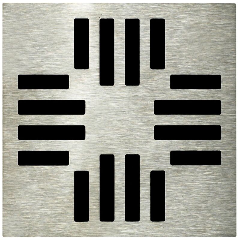 Lazer - Grille carrée 130 x 130 mm Grafic pour Isotanche