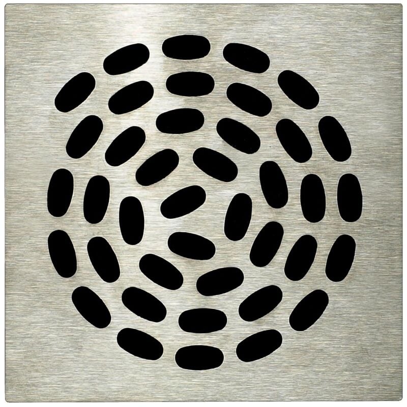 Lazer - Grille carrée 130 x 130 mm Spirale pour Isotanche