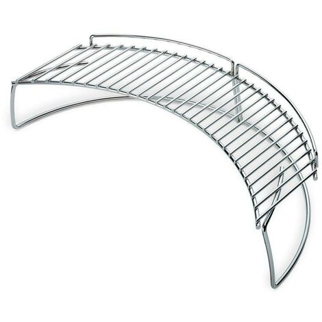 Grille chauffante pour barbecue 57 et 67 cm – Accessoire pour maintenir vos aliments chauds – Compatible avec Weber – Acier inoxydable