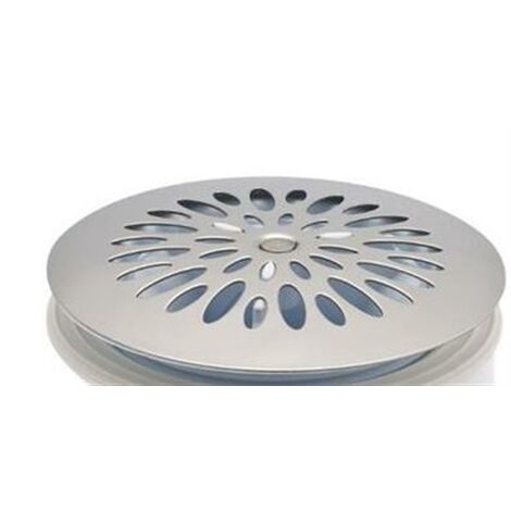 Grille cloche inox pour bonde receveur 90 mm – Drainage efficace – Installation rapide – Finition élégante et durable – SAS