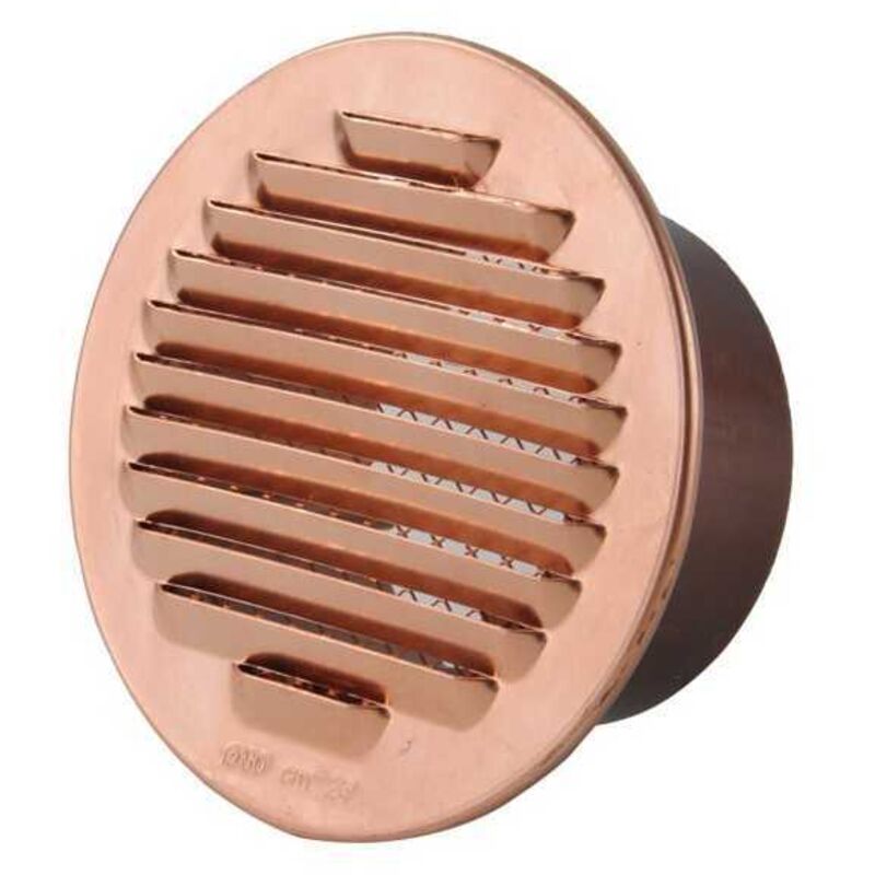 GRILLE DE VENTILATION EN CUIVRE mm, 175 entrée mm, 150