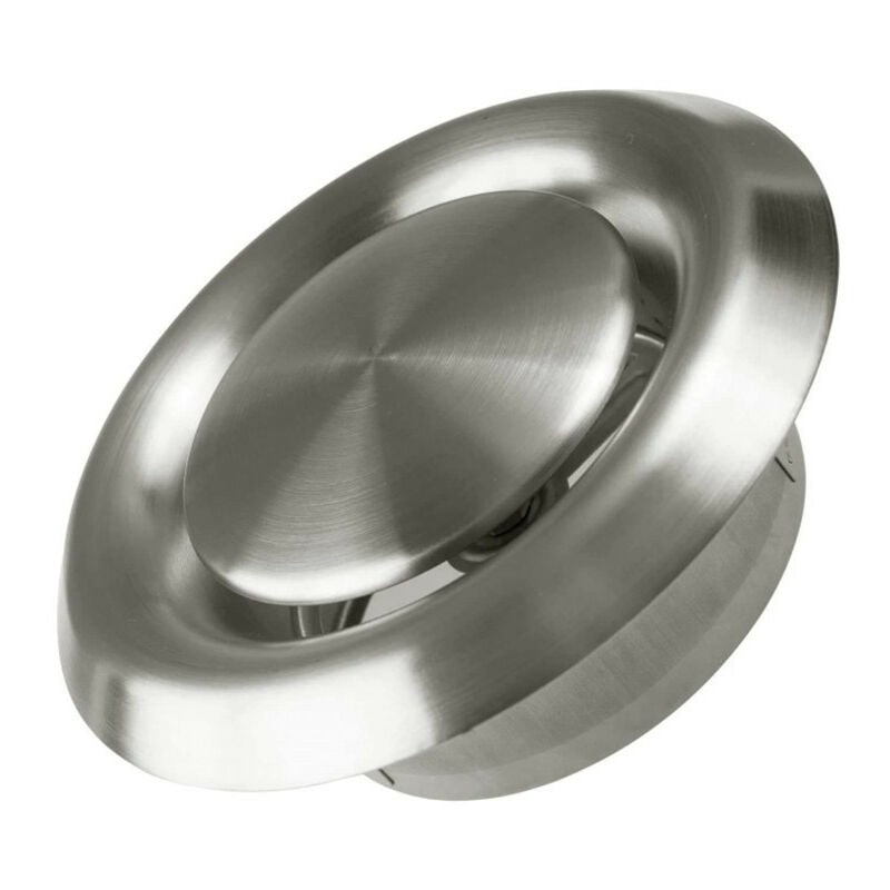 Ensoleille - Grille d'Aération, Adjustable Grille de ventilation en Acier Inoxydable Bouche d'Extraction Ronde Murale Ventilation Hotte(6 pouces)