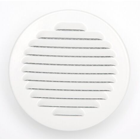 Centrale Brico – Grille d'aération aluminium laqué 11 cm – Circulation d'air efficace – Empêche passage insectes – Pour appareils à gaz