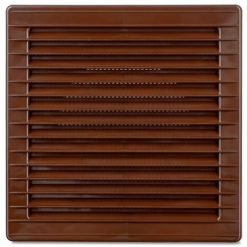 Grille D'Aération Avec Maille 170170, Fi 100 Marron - Rx 02-255