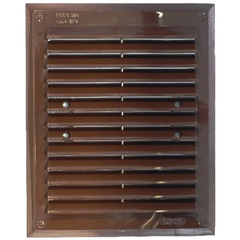 GRILLE D'AÉRATION AVEC MAILLE 175215MM MARRON - KRA 012 BR