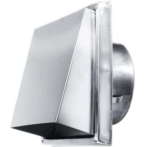 Grille d'aération carrée avec couvercle, grille de ventilation, couvercle d'aération extérieur, pour ouverture de 150 mm