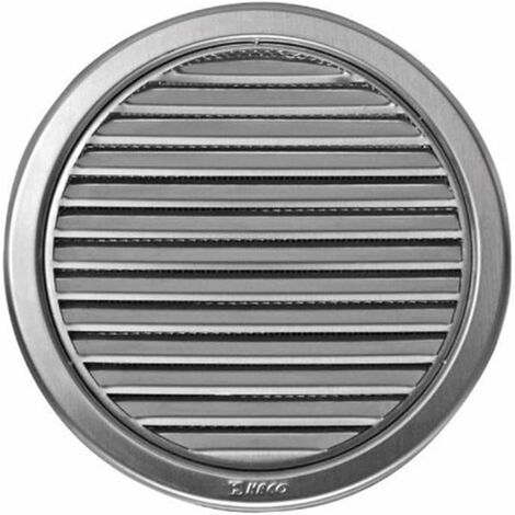 Grille d'aération ronde + manchon blanche Ø 70 mm - Nautistock