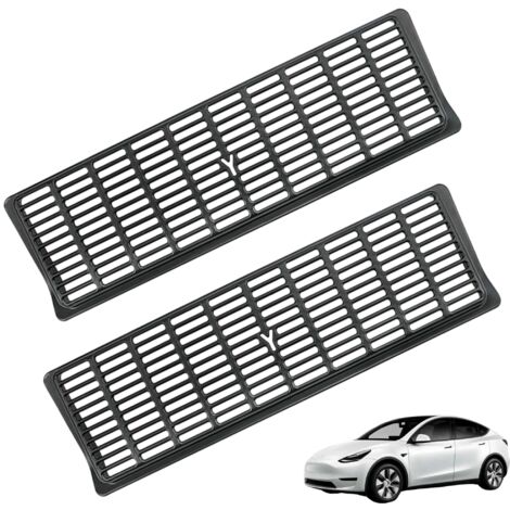 Grille d'aération compatible Tesla Model Y [Lot 2] Accessoires de climatisation sous siège voiture Phonillico