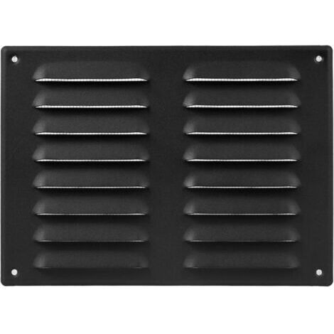 Grille d'aération de 300 mm x 150 mm – Grilles de retour d'air de qualité – pour plafond et mur latéral – Système CVC – Avec écran de protection