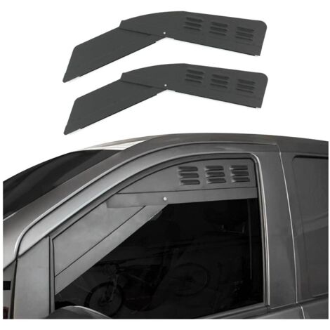 Grille d'aération de Fenêtre de Voiture Airvent Compatible avec Mercedes Vito W639 2003 à 2014, Grille de Ventilation Aérateur de Fenêtre, 2 Pcs Noir