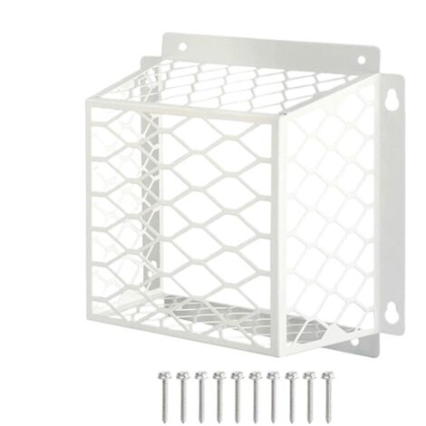 Grille d'aération de séchage, protection contre les oiseaux, 17,8 x 12,7 cm en acier galvanisé résistant aux intempéries, protection robuste pour hotte d'échappement, protection de sortie extérieure