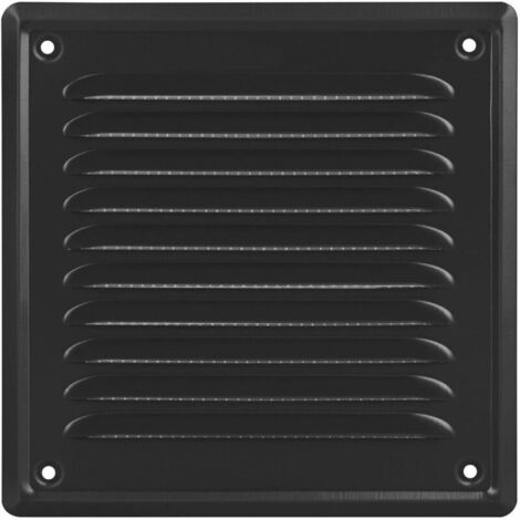 Grille d'aération - Grille aeration rectangulaire 14x14 cm - Grille aeration exterieur - Grille ventilation - Vétiver métallique - a Grillage pour moustiquaire - Grille murale en filet