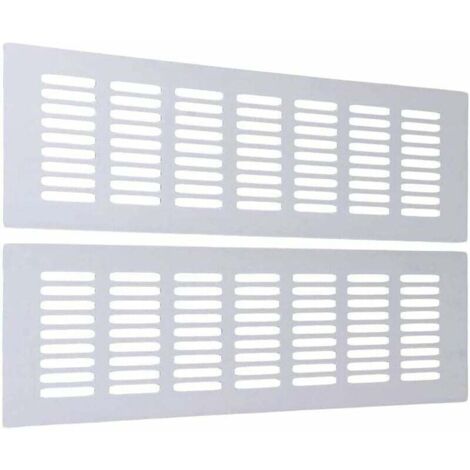Grille D'Aeration Grille D'Aeration Rectangulaire Grille De Ventilation Grille De Ventilation Rectangulaire Grille D'Aération Aluminium Pour Une Ventilation (30 Cm) 2 Pièces