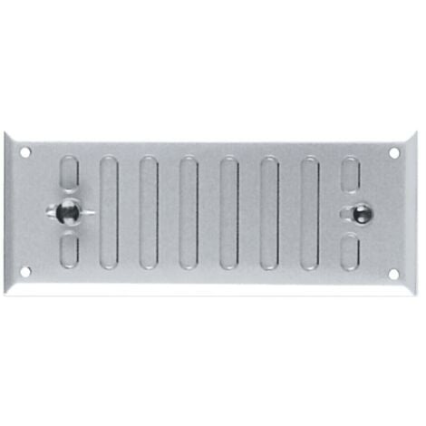 Grille d'aération plates - grilles métalliques réglables 250 x 168 mm