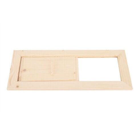 Grille d'aération rectangulaire en bois, accessoire de Sauna pour hammam